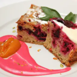 Rhabarberkuchen mit Baiser